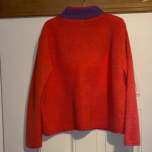 Flirtitude Kids' Orange and Purple Fleece Top - Picture 2 of 4